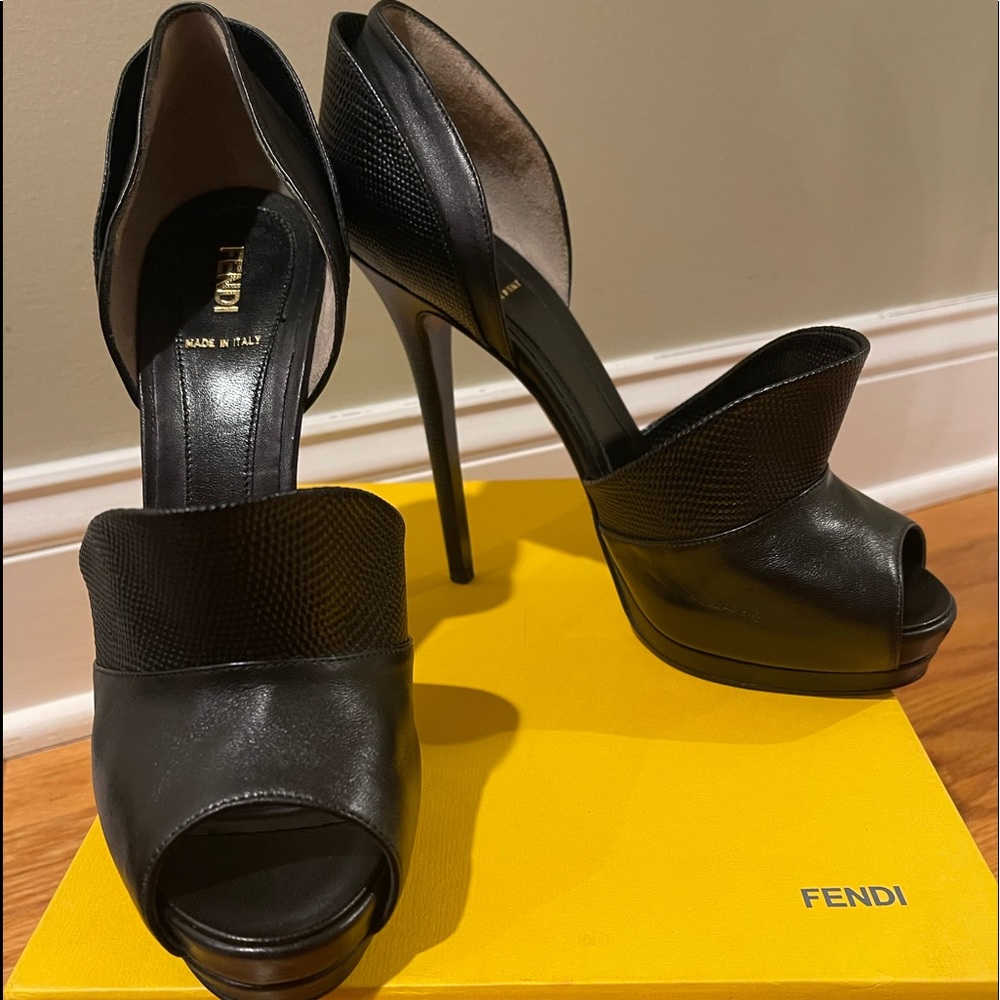 Fendi Leather Heels